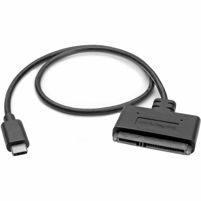 StarTech.com USB C To SATA Adapter - for 2.5" SATA Drives - UASP - External Hard Drive Cable - USB Type C to SATA Adapter - USB31CSAT3CB