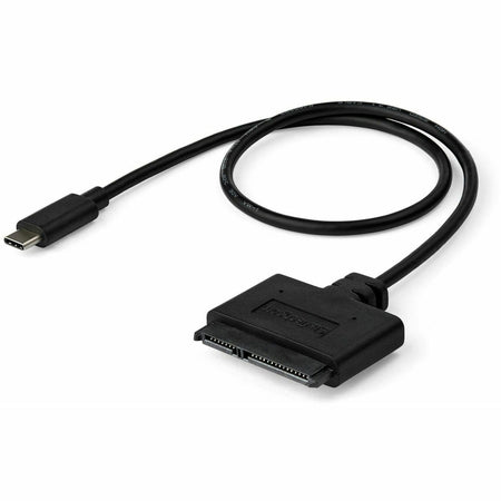 StarTech.com USB C To SATA Adapter - for 2.5" SATA Drives - UASP - External Hard Drive Cable - USB Type C to SATA Adapter - USB31CSAT3CB