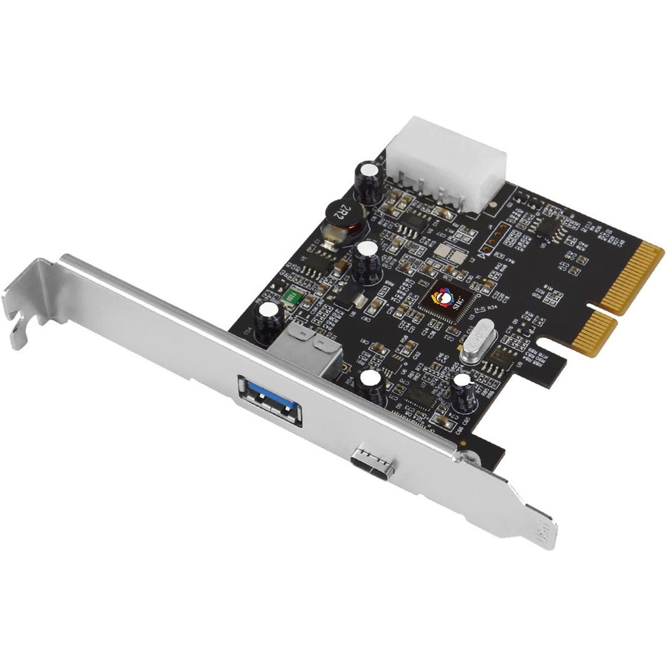 SIIG USB 3.1 2-Port PCIe Host Adapter - Type-A/C - JU-P20A12-S1