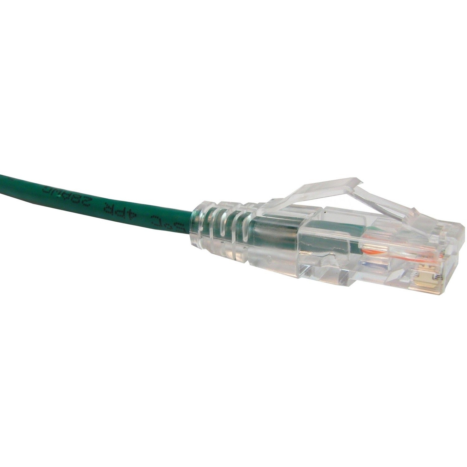 Unirise Clearfit Slim Cat6 Patch Cable, Snagless, Green, 4ft - CS6-04F-GRN