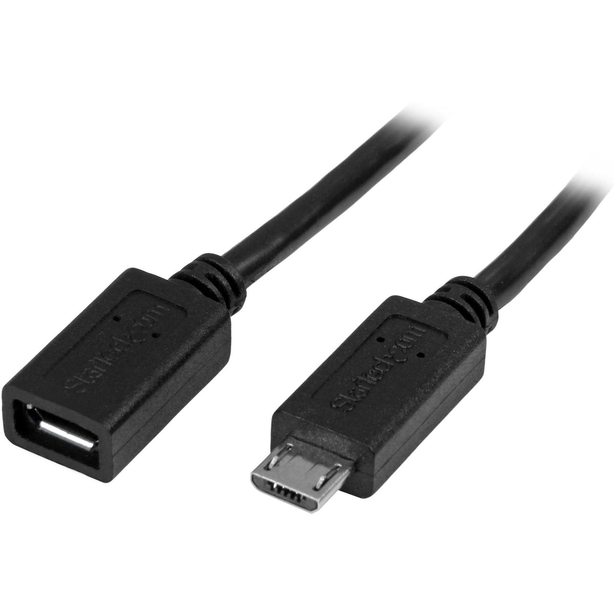 StarTech.com 0.5m 20in Micro-USB Extension Cable - M/F - Micro USB Male to Micro USB Female Cable - USBUBEXT50CM