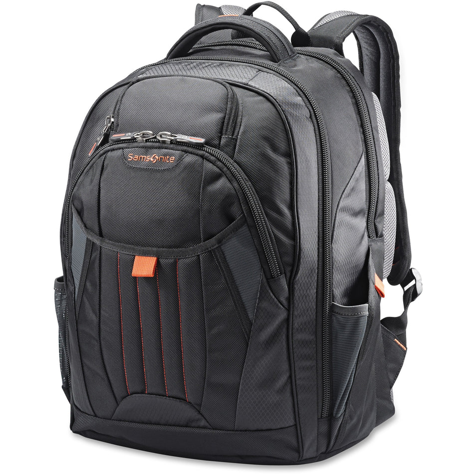 Samsonite Tectonic 2 Carrying Case (Backpack) for 17" iPad Notebook - Black, Orange - 66303-1070