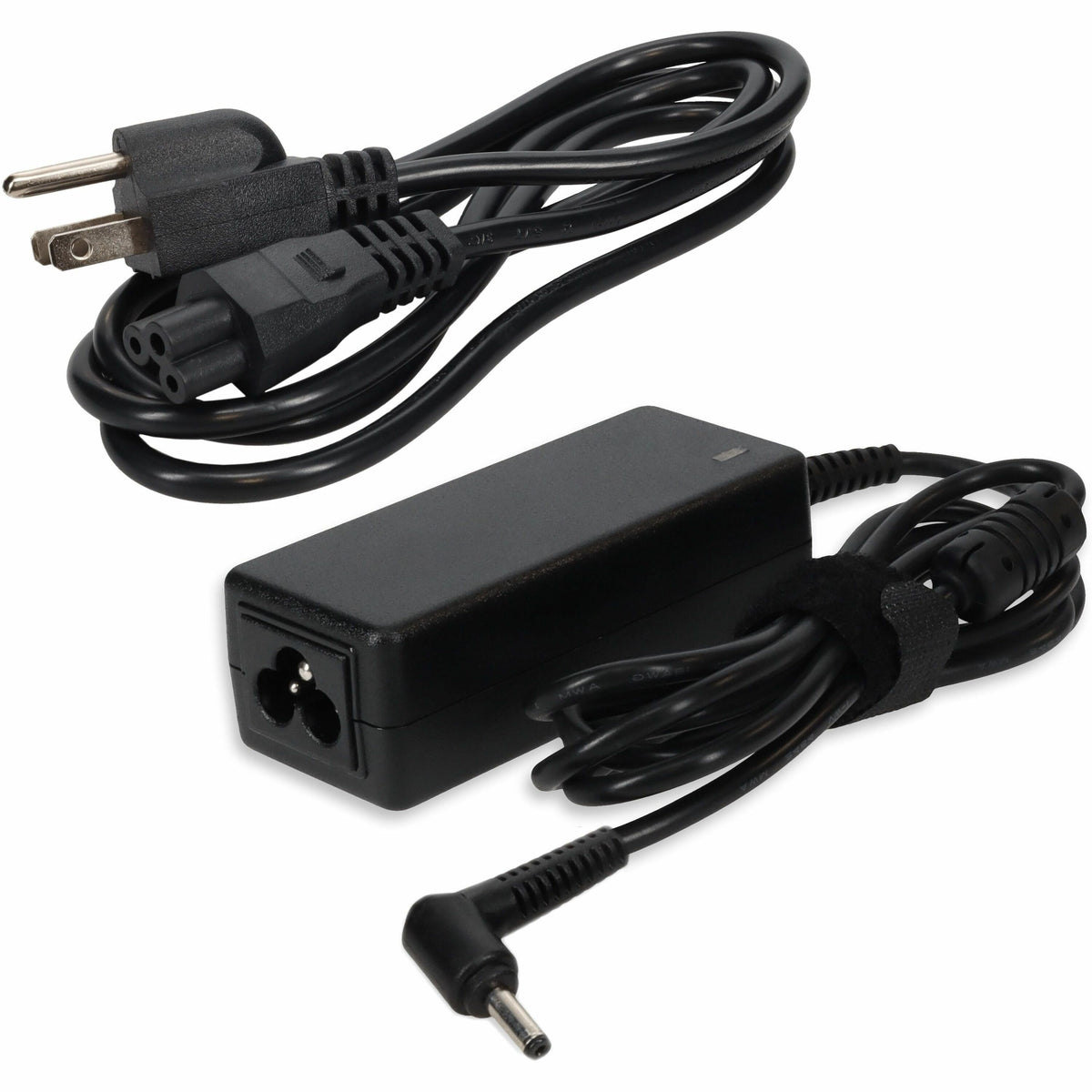 AddOn ASUS 0A001-0033010 Compatible 33W 19V at 1.75A Black 4.0 mm x 1.3 mm Laptop Power Adapter and Cable - 0A001-0033010-AA