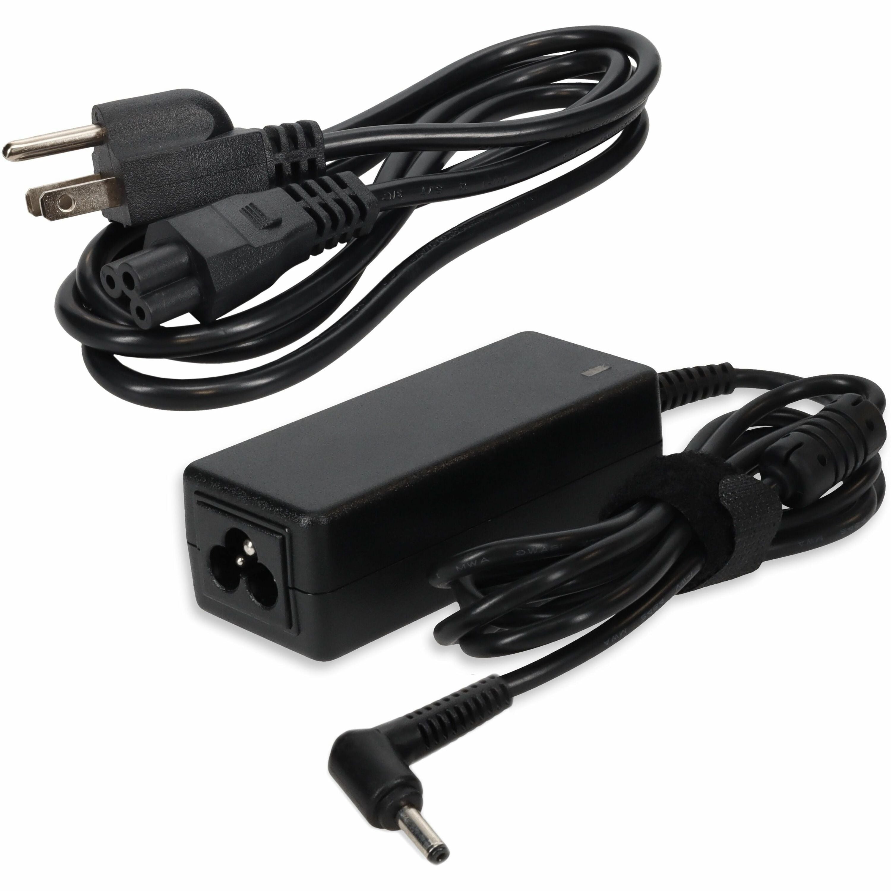AddOn ASUS 0A001-0033010 Compatible 33W 19V at 1.75A Black 4.0 mm x 1.3 mm Laptop Power Adapter and Cable - 0A001-0033010-AA