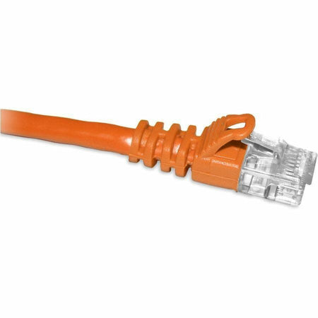 ENET Cat6a Orange 3 Feet Patch Cable with Snagless Molded Boot (UTP) High-Quality Network Patch Cable RJ45 to RJ45 - 3ft - C6A-OR-3-ENC