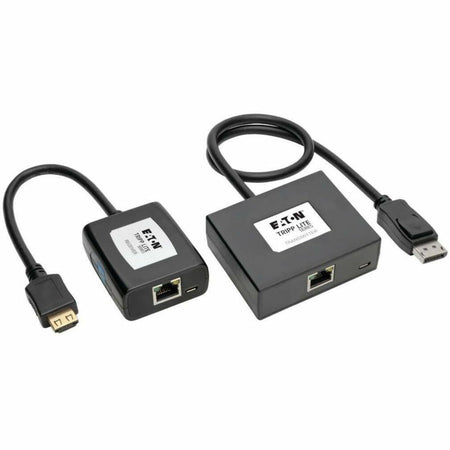 Eaton Tripp Lite Series DisplayPort to HDMI over Cat5/6 Active Extender Kit, Pigtail Transmitter/Receiver for Video/Audio, 150 ft. (45 m), TAA - B150-1A1-HDMI
