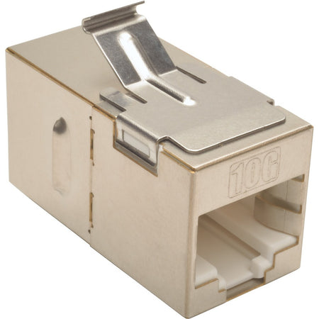 Tripp Lite by Eaton Cat6a Straight-Through Modular Shielded In-Line Snap-In Coupler (RJ45 F/F) TAA - N235-001-SH-6A