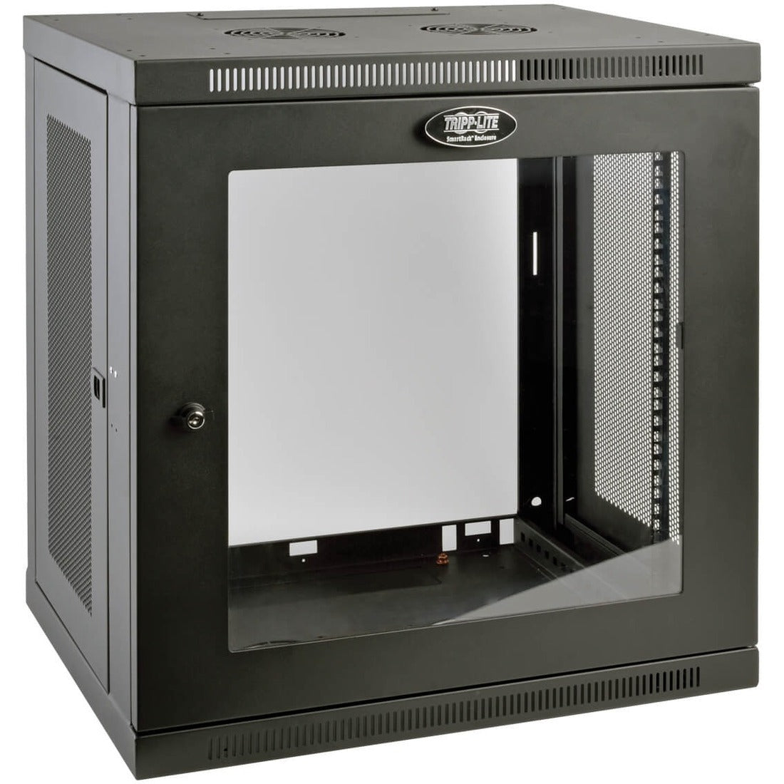 Tripp Lite by Eaton SmartRack 12U Low-Profile Switch-Depth Wall-Mount Small Rack Enclosure, Clear Acrylic Window - SRW12UG