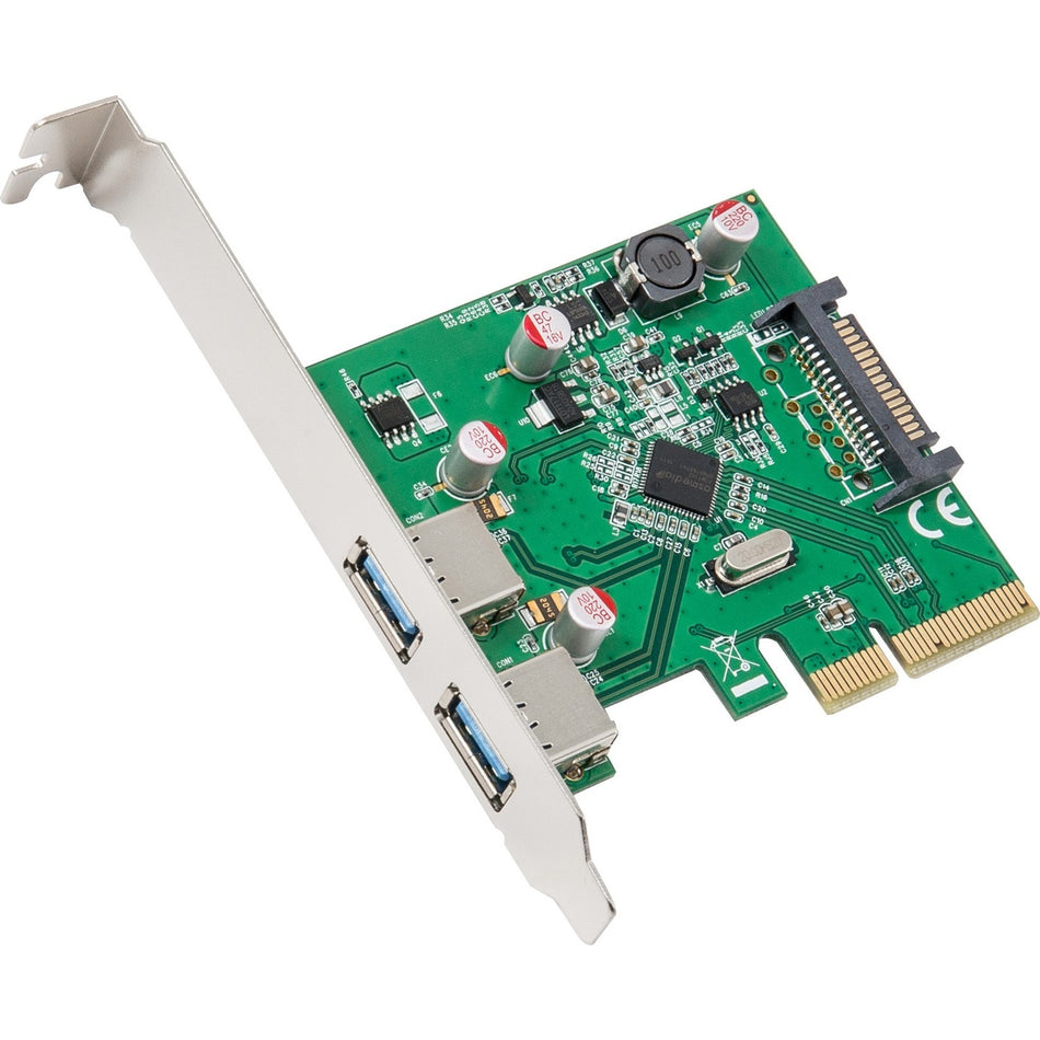 SYBA Multimedia USB 3.1 Type-A PCI-E 3.0 x4, 2 Port - SD-PEX20185