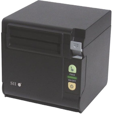 Seiko RP-D10 Desktop Direct Thermal Printer - Monochrome - Wall Mount - Label Print - Bluetooth - US - With Cutter - Black - RP-D10-K27J2-B4C3