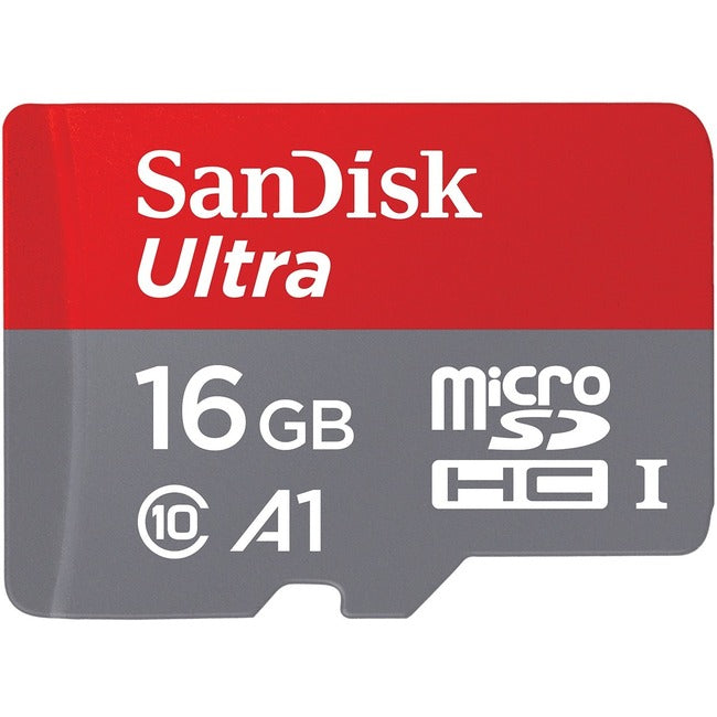 SanDisk Ultra 16 GB UHS-I microSDHC - SDSQUNC-016G-AN6MA