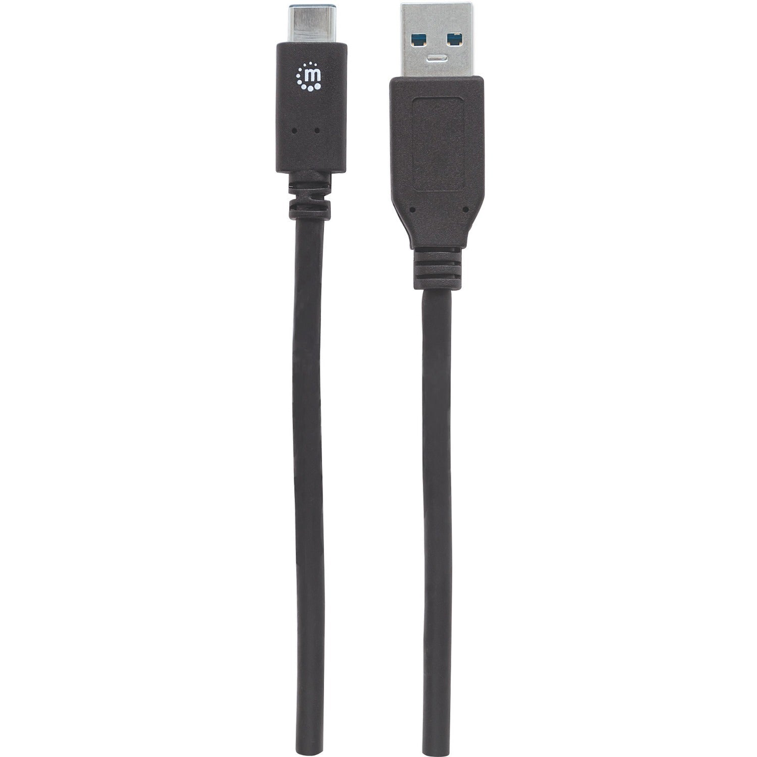 USB-C to USB-A Cable, 1m, Male to Male, 10 Gbps (USB 3.2 Gen2 aka USB 3.1), 3A (fast charging), SuperSpeed+ USB, Black, Lifetime Warranty, Equivalent to USB31AC1M - 353373