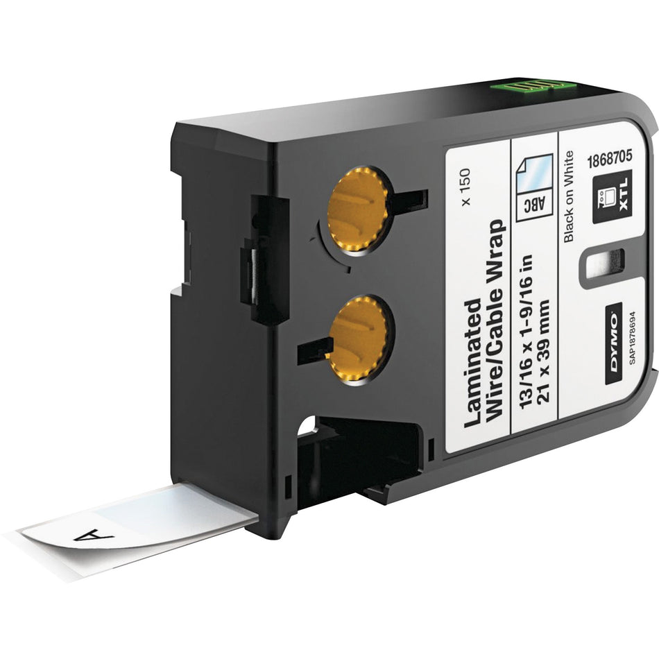 Dymo XTL Laminated Wire/Cable Wrap - 1868705