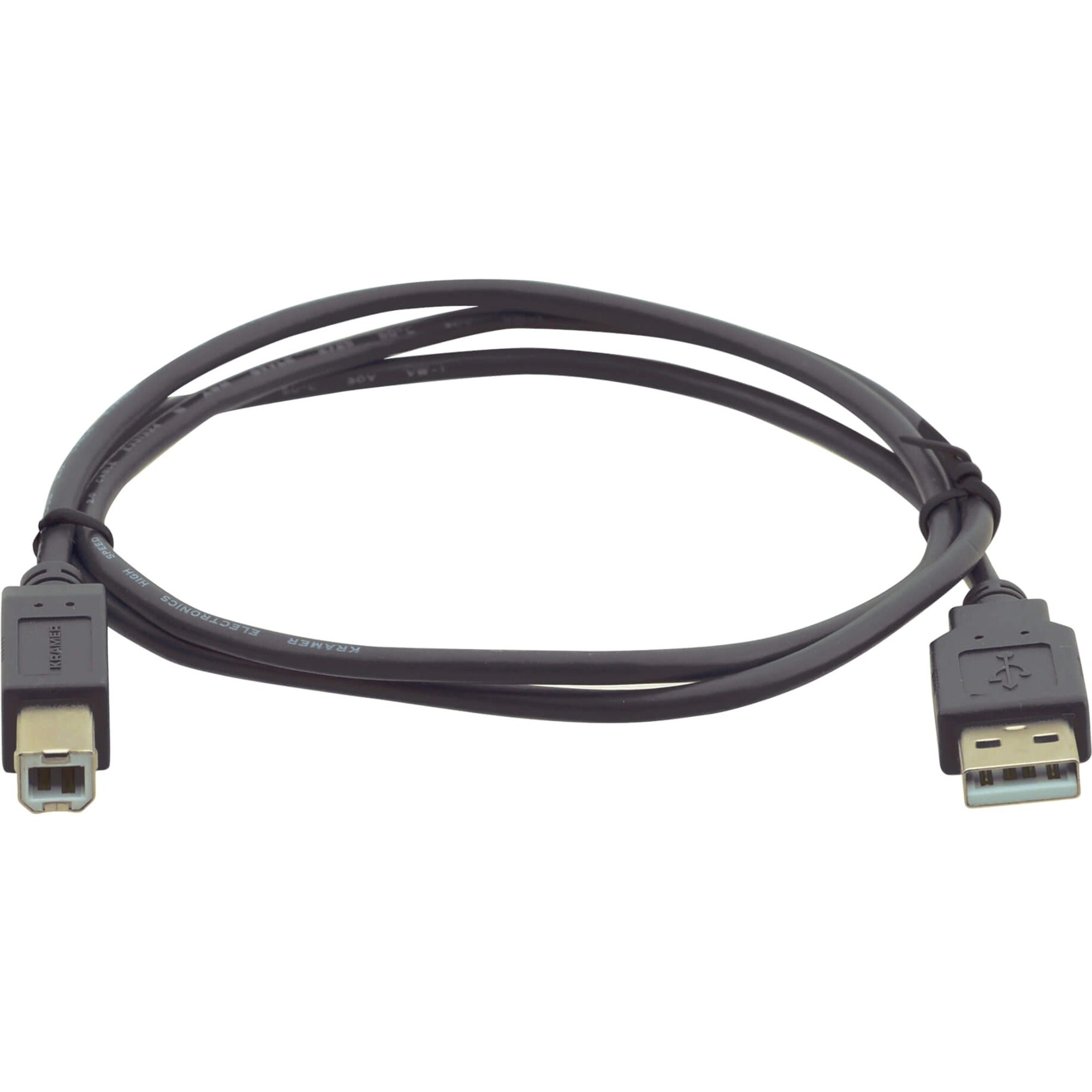Kramer USB 2.0 Type A to Type B Printer Cable - 10' - 96-0215010