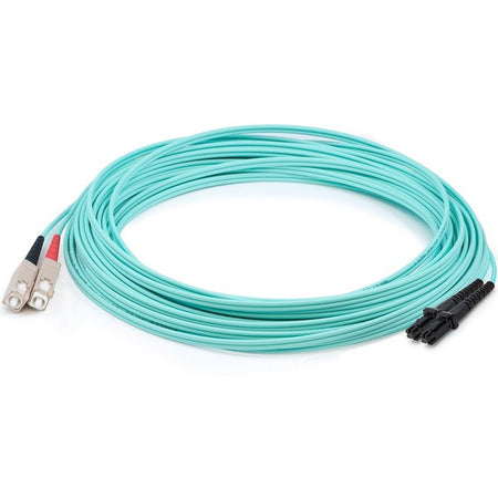 AddOn 7m MT-RJ (Male) to SC (Male) Aqua OM3 Duplex Fiber OFNR (Riser-Rated) Patch Cable - ADD-SC-MTRJ-7M5OM3