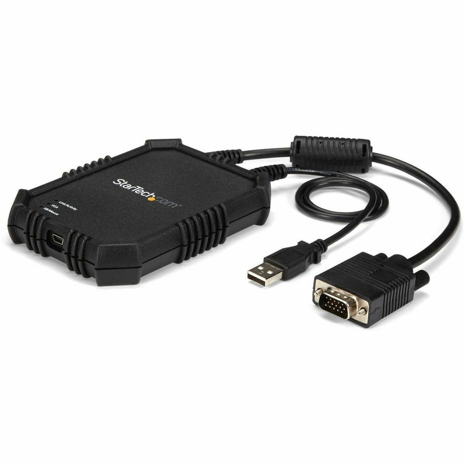 StarTech.com Laptop to Server KVM Console, Rugged USB Crash Cart Adapter with File Transfer and Video Capture, TAA - NOTECONS02X