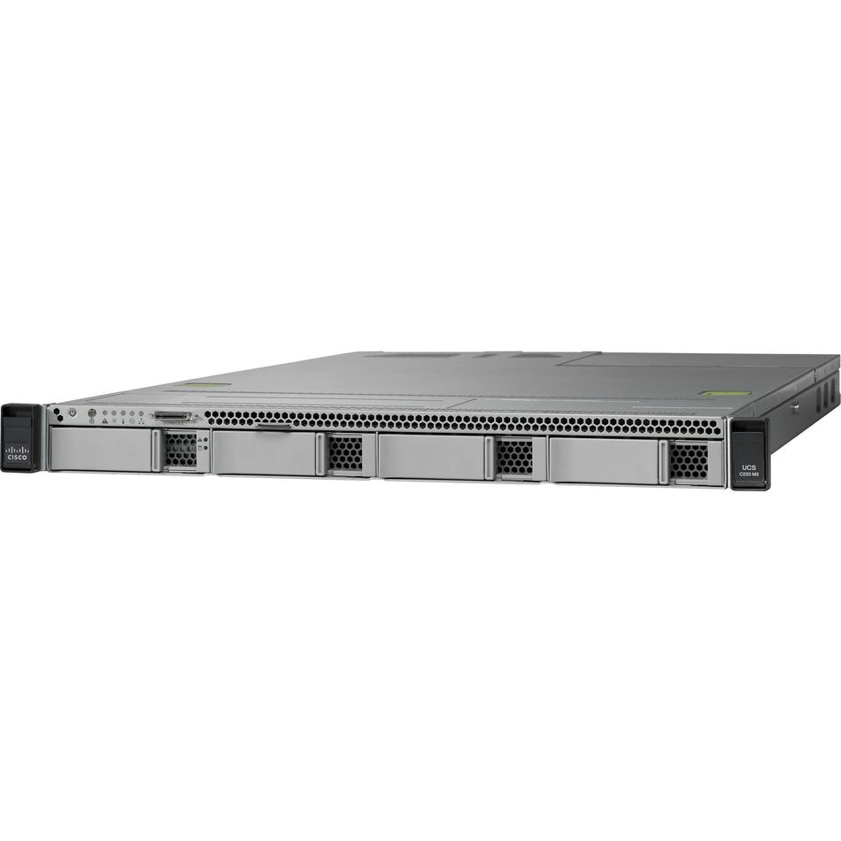 Cisco C220 M3 1U Rack Server - 2 x Intel Xeon E5-2609 2.40 GHz - 32 GB RAM - 2 TB HDD - (4 x 500GB) HDD Configuration - Serial ATA/600, Serial Attached SCSI (SAS) Controller - Refurbished - UCSC-C220-M3SBE-RF