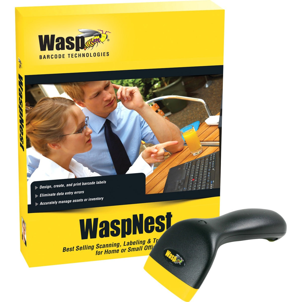 Wasp WaspNest with WCS3900 Barcode Scanner - 633808931346