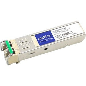 AddOn Ciena XCVR-080Y55 Compatible TAA Compliant 1000Base-ZX SFP Transceiver (SMF, 1550nm, 70km, LC) - XCVR-080Y55-AO