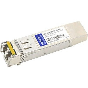 AddOn MSA and TAA Compliant 10GBase-CWDM SFP+ Transceiver (SMF, 1330nm, 80km, LC, DOM) - SFP-10GB-CW-33-80-AO