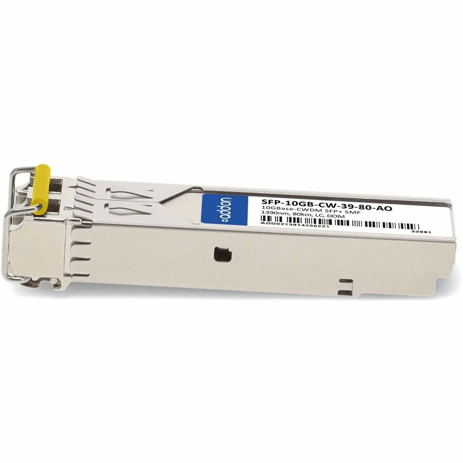 AddOn MSA and TAA Compliant 10GBase-CWDM SFP+ Transceiver (SMF, 1390nm, 80km, LC, DOM) - SFP-10GB-CW-39-80-AO