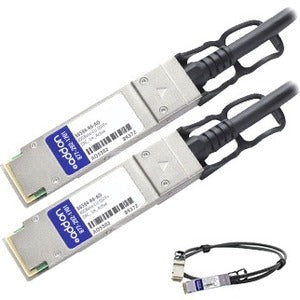 AddOn NetAPP X6594-R6 Compatible TAA Compliant 40GBase-CU QSFP+ to QSFP+ Direct Attach Cable (Active Twinax, 1m) - X6594-R6-AO