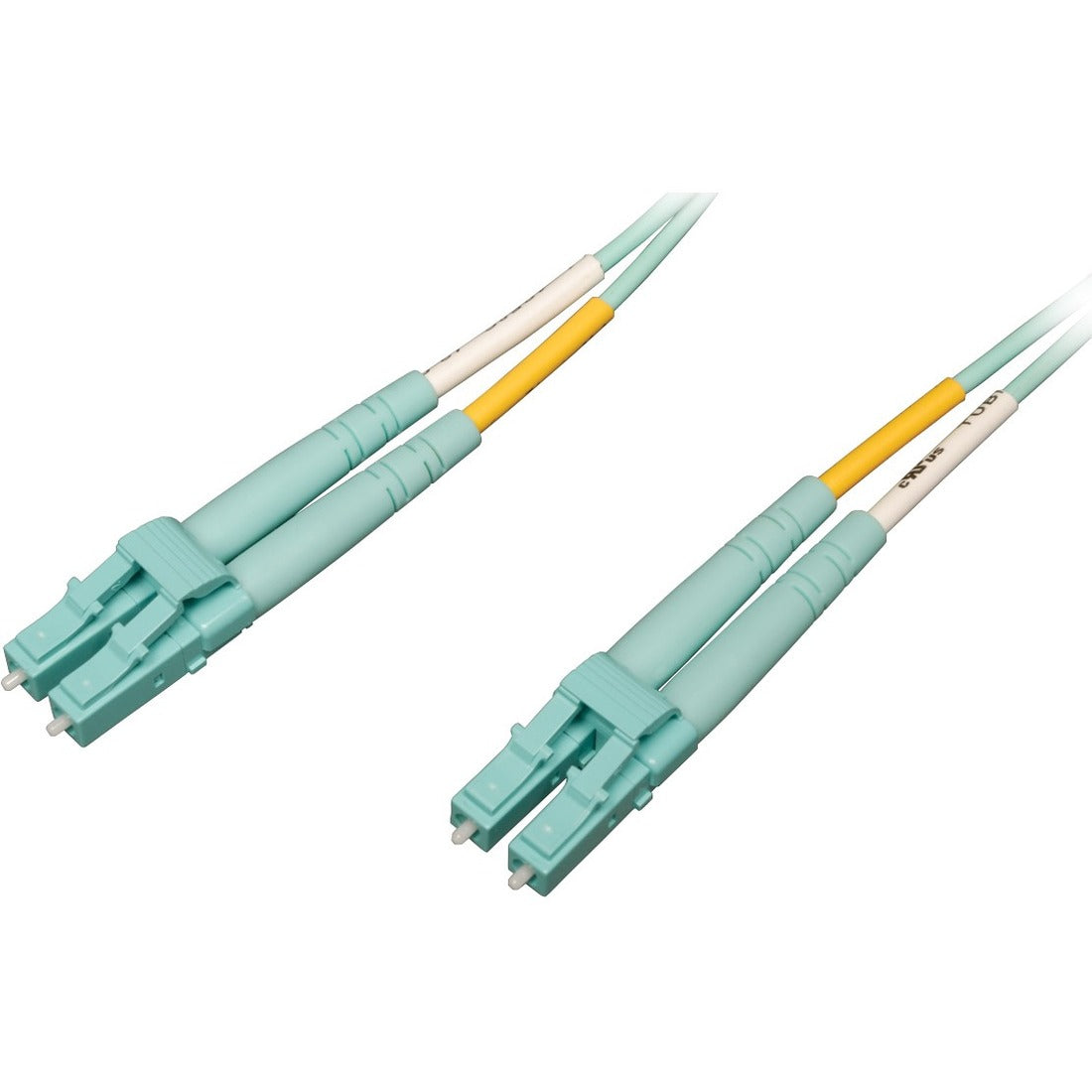 Tripp Lite by Eaton 100G Duplex Multimode 50/125 OM4 LSZH Fiber Optic Cable (LC/LC) Aqua 15 m - N820-15M-OM4