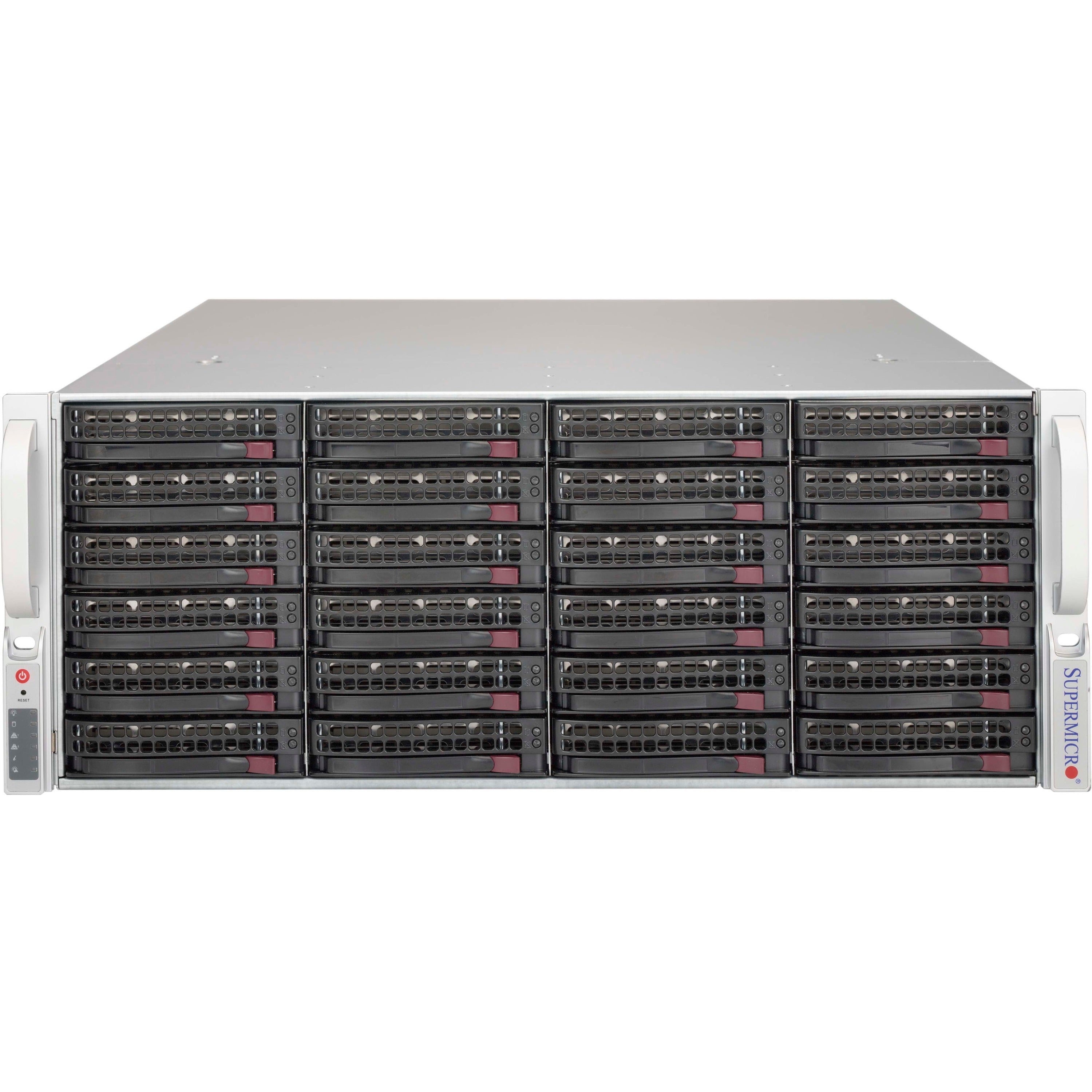 Supermicro SuperChassis 846BE1C-R1K03JBOD Drive Enclosure - 4U Rack-mountable - Black - CSE-846BE1C-R1K03JBOD