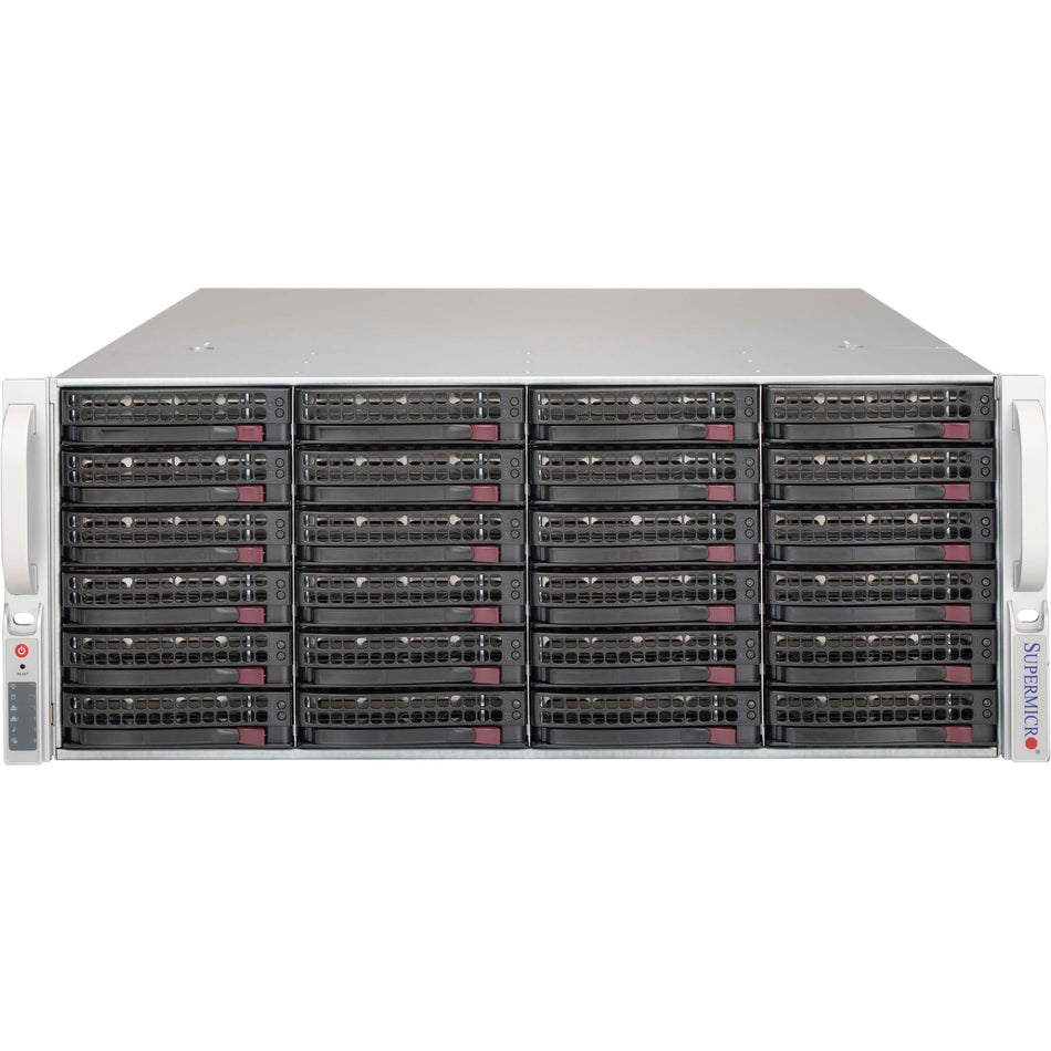 Supermicro SuperChassis 846BE1C-R1K03JBOD Drive Enclosure - 4U Rack-mountable - Black - CSE-846BE1C-R1K03JBOD