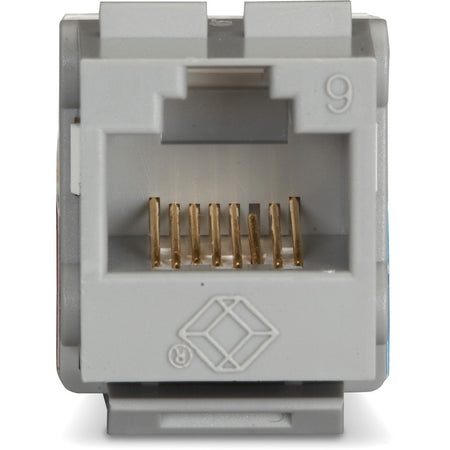Black Box Gray Unshielded CAT6 Keystone Jack, 110 Punchdown, TAA - FMT633-R3