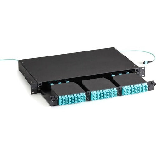 Black Box Fiber Optic High Density MTP Enclosure - 3-Slot, 1U - FOEN50HD-3H-1U