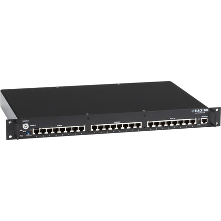 Black Box Rackmount Gang Switch - 19" , 1U, (8) RJ-45 A/B (All Pins) - NBSALL8