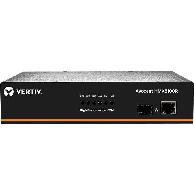 Vertiv Avocent HMX 5000 | High Performance KVM Extender | KVM Receiver | Single Receiver | DVI-D Audio SFP (HMX5100R-001) - HMX5100R-001