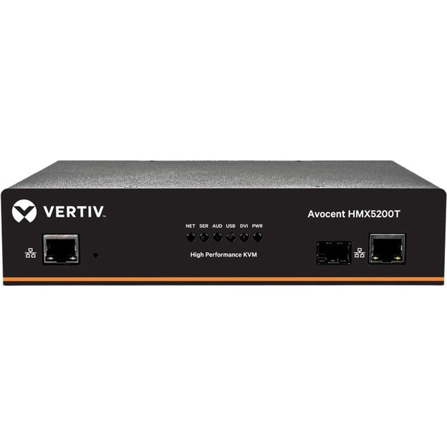 Vertiv Avocent HMX 5000 | High Performance KVM Extender | KVM Transmitter | Dual Transmitter | DVI-D Audio SFP (HMX5200T-001) - HMX5200T-001