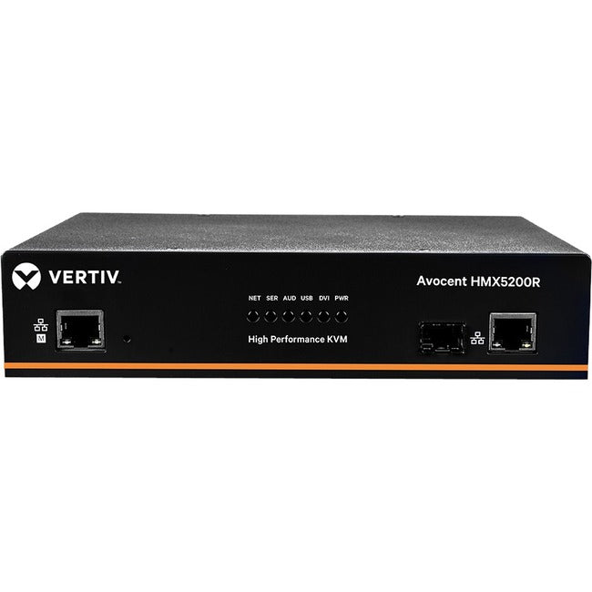 Vertiv Avocent HMX 5000 | High Performance KVM Extender | KVM Receiver | Dual Receiver | DVI-D Audio SFP (HMX5200R-001) - HMX5200R-001