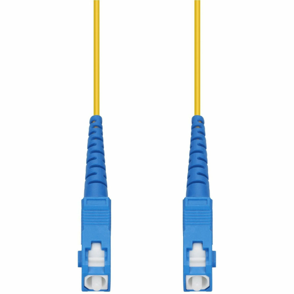 AddOn 1m SC to SC Yellow OS2 Simplex OFNR (Riser-Rated) SMF Fiber Patch Cable - ADD-SC-SC-1MS9SMF