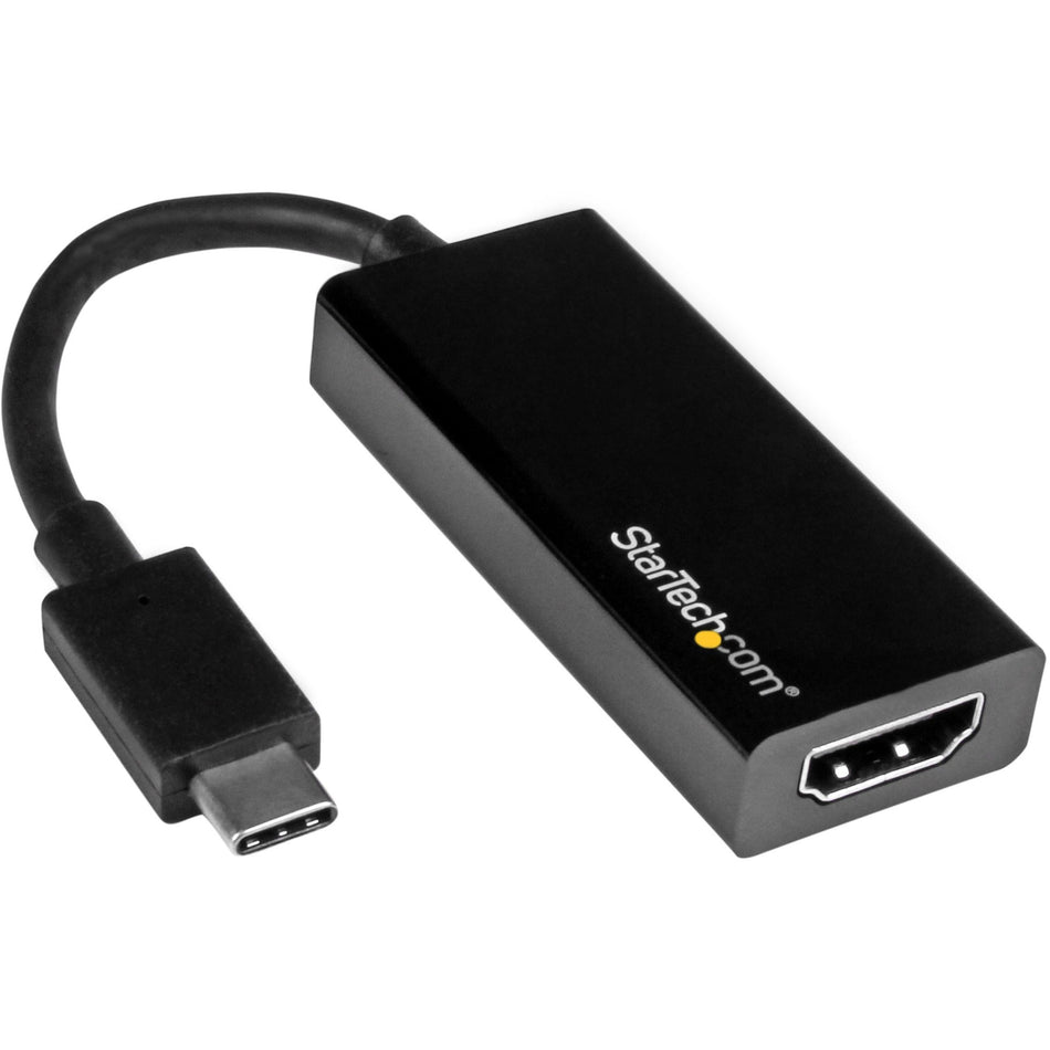 StarTech.com - USB-C to HDMI Adapter - 4K 30Hz - Black - USB Type-C to HDMI Adapter - USB 3.1 - Thunderbolt 3 Compatible - CDP2HD