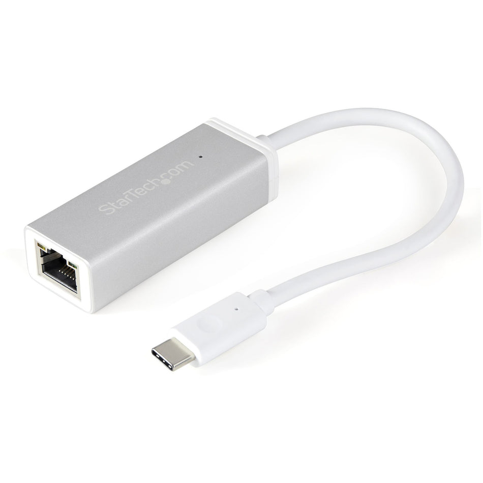 StarTech.com USB-C to Gigabit Ethernet Adapter - Aluminum - Thunderbolt 3 Port Compatible - USB Type C Network Adapter - US1GC30A