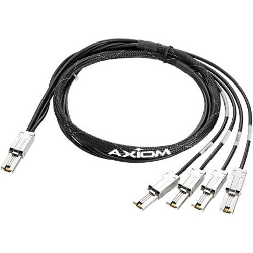 Axiom Mini-SAS to 4x1 Mini-SAS Cable HP Compatible 4m - AN976A - AN976A-AX
