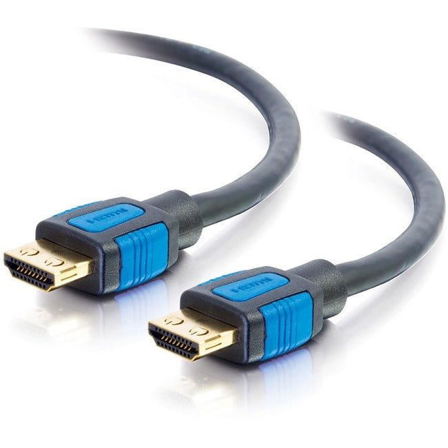 C2G 25ft HDMI Cable with Gripping Connectors - High Speed 4K HDMI Cable - 4K 30Hz - M/M - 29683