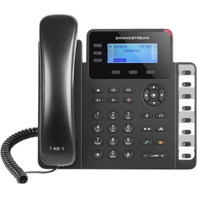 Grandstream GXP1630 IP Phone - Corded - Wall Mountable, Desktop - Black - GXP1630