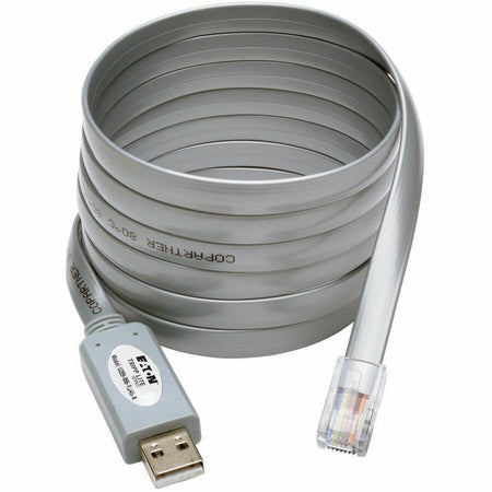 Tripp Lite by Eaton USB-A to RJ45 Serial Rollover Cable (M/M) - Cisco Compatible 250 Kbps 6 ft. (1.83 m) Gray - U209-006-RJ45-X