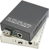 AddOn 10/100/1000Base-TX(RJ-45) x4 to 2 Open SFP Port POE+ Media Converter - ADD-GMC-4RJ2SFP-POE+