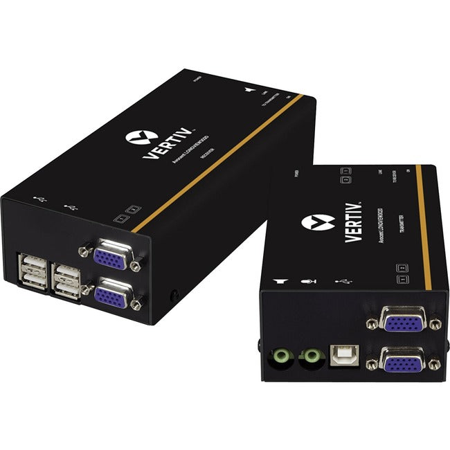 Vertiv Avocent LV3000 | IP KVM Extender | Dual VGA, USB, Audio (LV3020P-001) - LV3020P-001