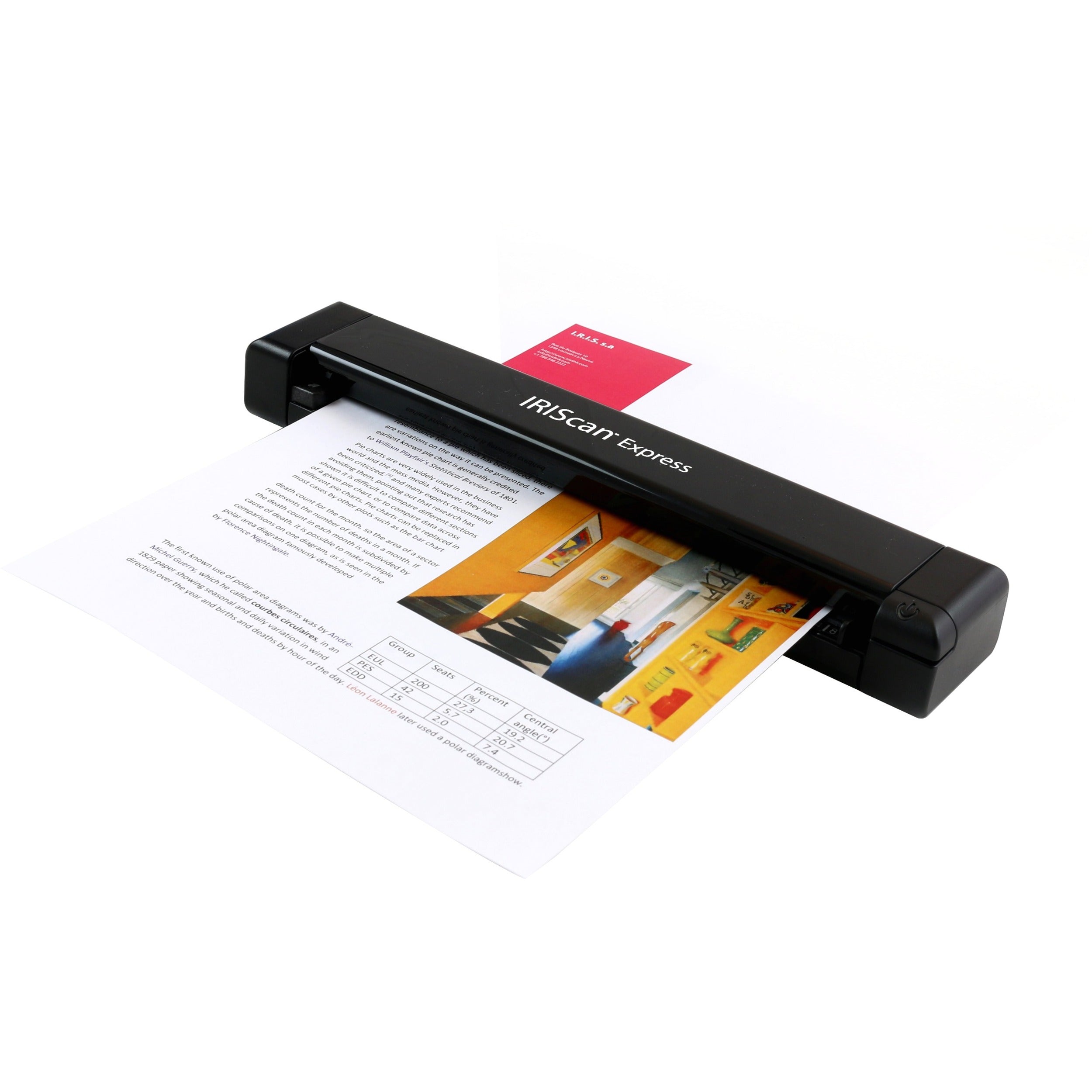 IRIS Iriscan Express 4-Usb Portable Scanner That Scans Anything - 458511