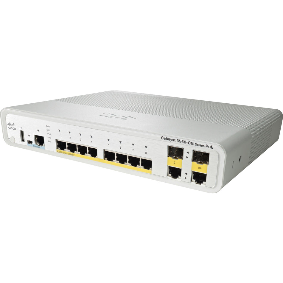 Cisco Catalyst WS-C3560CG-8TC-S Compact Switch - WS-C3560CG-8TCS-RF