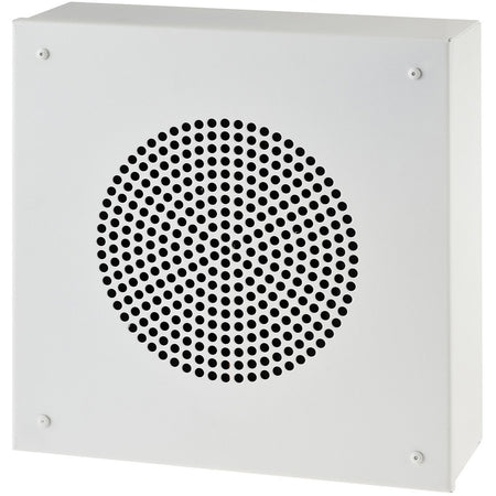 Quam SYSTEM 6VPS Indoor/Outdoor Surface Mount, Wall Mountable Speaker - 16 W RMS - White Powder Coat - TAA Compliant - SYSTEM 6VPS