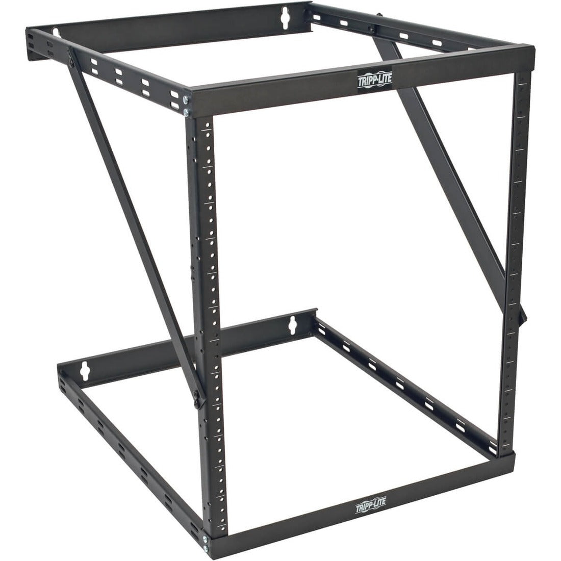 Tripp Lite by Eaton SmartRack 8U/12U/22U Expandable Low-Profile UPS-Depth Wall-Mount 2-Post Open-Frame Rack - SRWO8U22DP