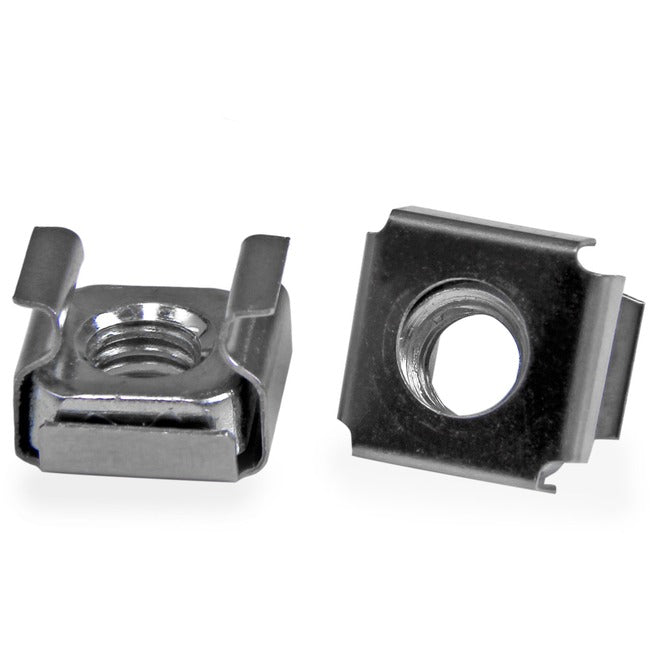 StarTech.com M6 Cage Nuts - 100 Pack - M6 Mounting Cage Nuts for Server Rack & Cabinet - CABCAGENTS62