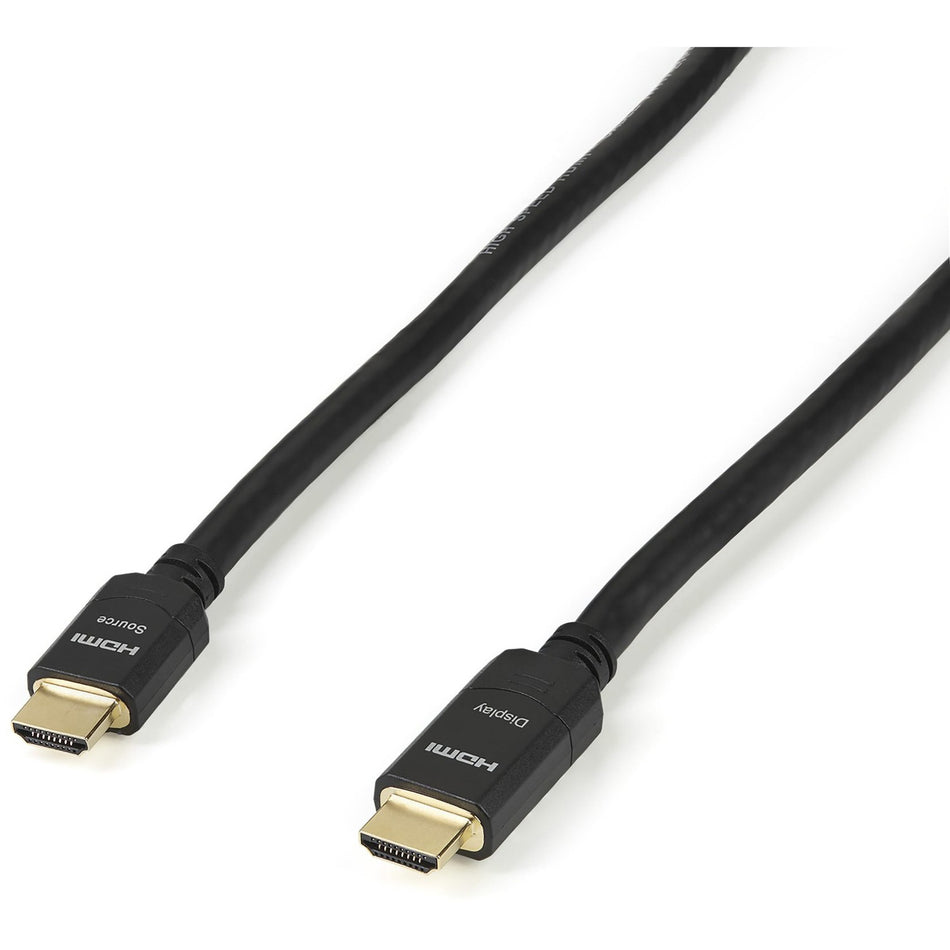 StarTech.com 98ft (30m) Active HDMI Cable, 4K 30Hz UHD High Speed HDMI 1.4 Cable with Ethernet, CL2 Rated HDMI Cord for In-Wall Install - HDMM30MA